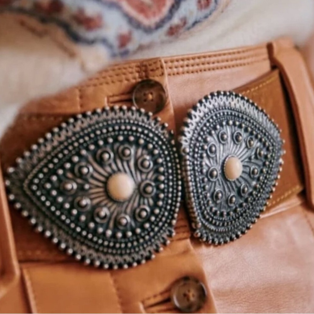 BNWT Sezane Tamara Camel Belt 85 cm